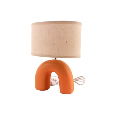 Lampe en céramique arche terracotta ORNAMI