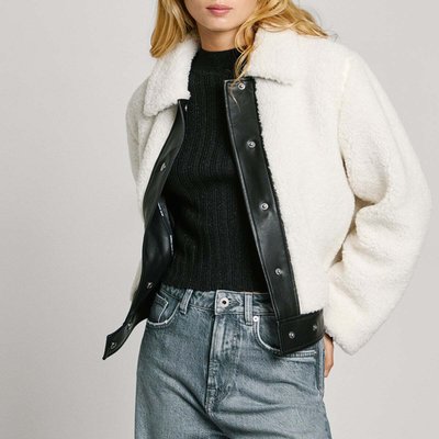 Veste Avec Fermeture Boutonnée En Cuir PEPE JEANS