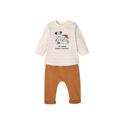 Ensemble T-shirt et pantalon molleton VERTBAUDET