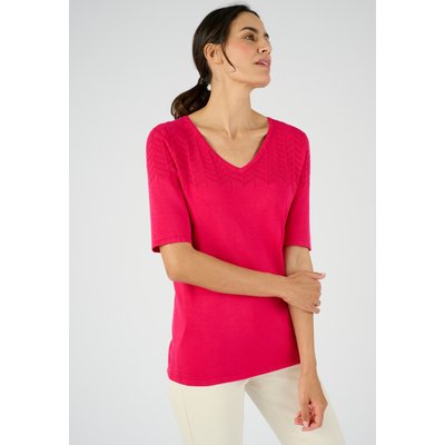 Pull plastron ajouré fantaisie DAMART