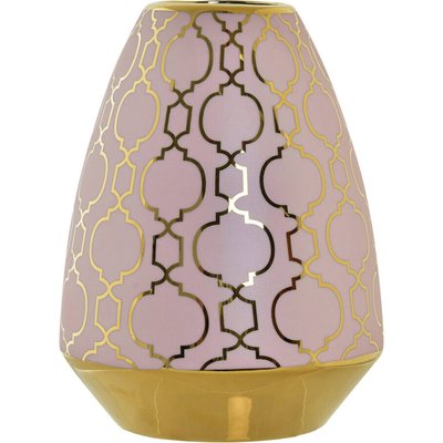 Vase porcelaine  doré chromé élégant RECOLLECTION