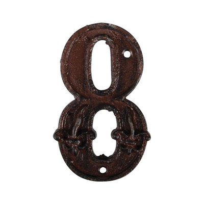 Numéro de maison en fonte Chiffre 8 BEST FOR BOOTS