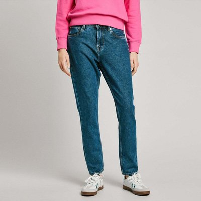 Jean Coupe Tapered, Taille Haute - Violet PEPE JEANS