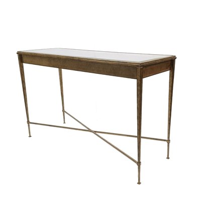 Console avec bandeau mouluré L120 cm - ANTOINETTE SIGNATURE