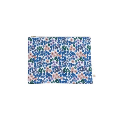 Grande pochette en coton imprimé, Flower GABRIELLE PARIS