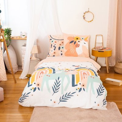 Housse de couette  Prunellia +  100% coton 57 fils DECORATIE