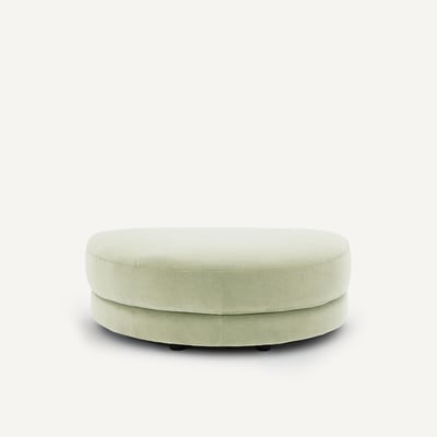 Repose-pieds modulable en velours stonewashed, TIBERIO AM.PM