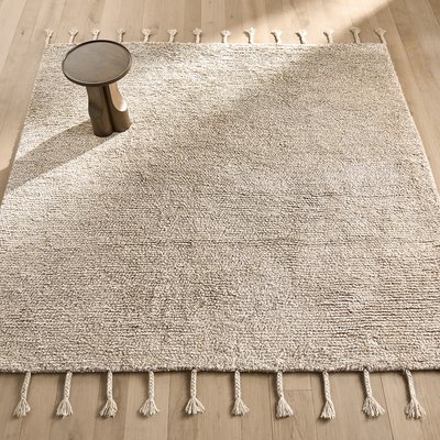 Tapis épais carré 100% laine, noué main, Neroli AM.PM