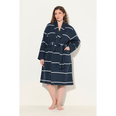 Peignoir en tissu éponge rayé ULLA POPKEN