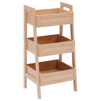 Etagère Cane 3 niveaux H80cm bois clair 5FIVE SIMPLY SMART