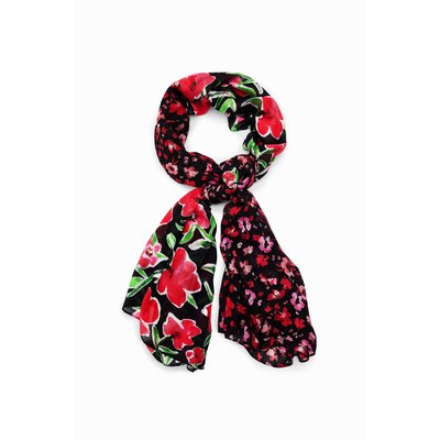 Foulard rectangulaire fleurs DESIGUAL