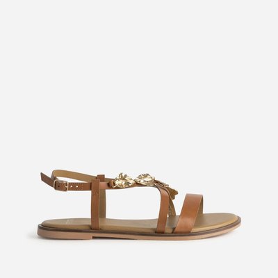 Sandales Plates PENELOPE TEXTO