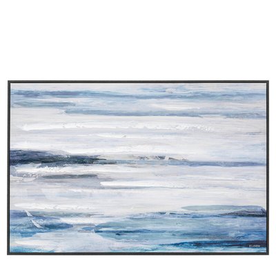 120x80cm Tidal Scape Framed Canvas SO'HOME