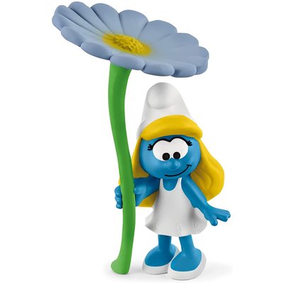 Figurine Schtroumpfette à la grande fleur SCHLEICH