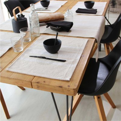Lot de 4 Sets de table coton épais Rustique SUD ETOFFE
