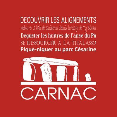 Tableau Sur Toile Carnac ILLUSTRATION CEANOTHE