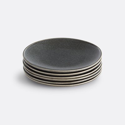 Set van 6 dessertborden, in aardewerk, Onda LA REDOUTE INTERIEURS