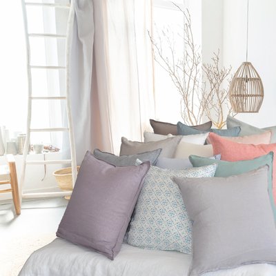 Parure housse de couette + taies - 100%  Lin Lavé TRADITION DES VOSGES
