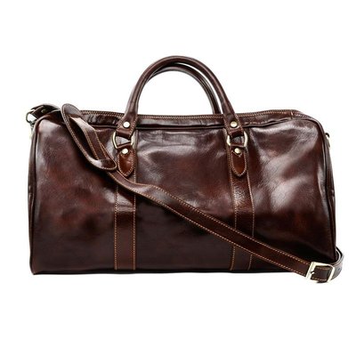 Sac de voyage en cuir italien KALAHARI OH MY BAG