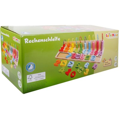 SpielMaus Boucle à calculer en bois VEDES