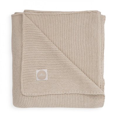 Couverture bébé tricot 75x100 cm Nougat JOLLEIN