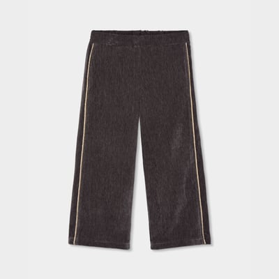 Pantalon fille velours avec bande latérale BOBOLI