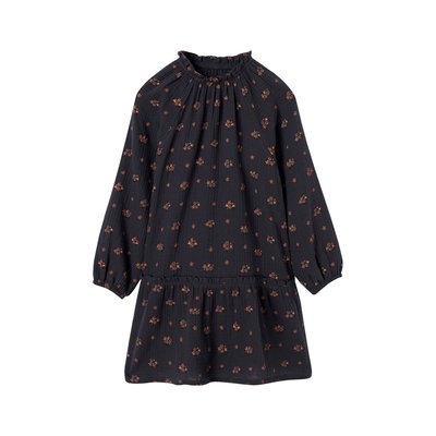 Robe en gaze de coton motifs fleurs VERTBAUDET