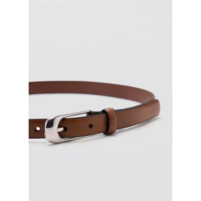 Ceinture cuir boucle MANGO