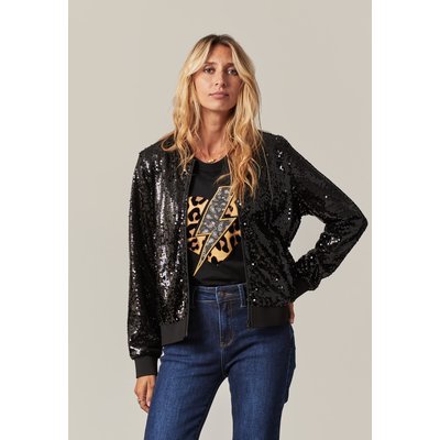 Veste glamour à sequins pour femme AMANDA DEELUXE
