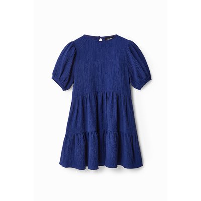Robe courte texturée - BLUE - L DESIGUAL