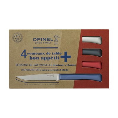 Couteau Bon Appétit + Primo 4 couteaux de table OPINEL
