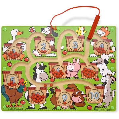 Jeu magnétique Labyrinthe des numéros MELISSA & DOUG