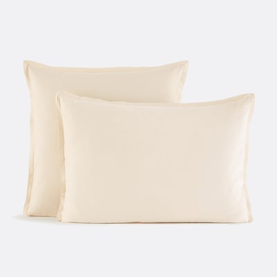 Funda de almohada con dos caras en terciopelo/algodón lavado Noria LA REDOUTE INTERIEURS