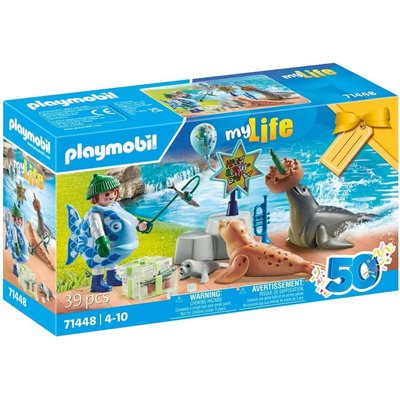 myLife - Animatrice avec otarie et phoques PLAYMOBIL