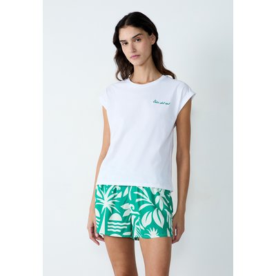 T-shirt manches courtes en coton 'isla del sol FRANCA ETAM