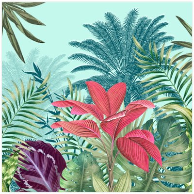 Lot de 20 serviettes en papier Flore sauvage DOUCEUR D'INTÉRIEUR