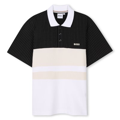 Polo avec découpes contrastées BOSS KIDSWEAR