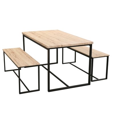 Table à manger et ses 2 bancs Dock URBAN LIVING