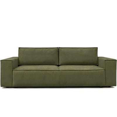 Canapé convertible 3 places en tissu chenille - HARPER HOMIFAB