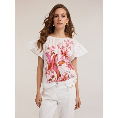 CHEMISIER en coton à imprimé floral MOTIVI