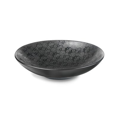 Coffret 6 assiettes salade et pâtes - BLACK JAPAN MEDARD DE NOBLAT