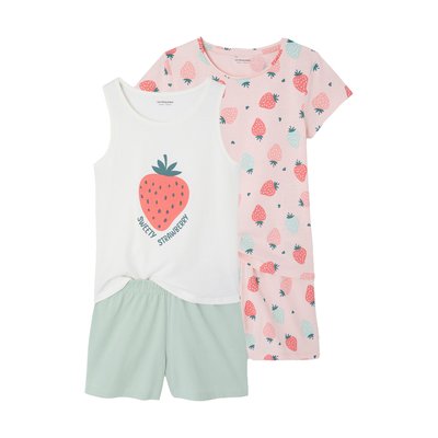 Lot de 2 pyjashorts VERTBAUDET