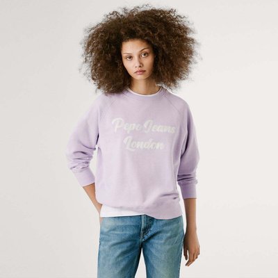 Sweat-Shirt À Col Rond Avec Logo PEPE JEANS