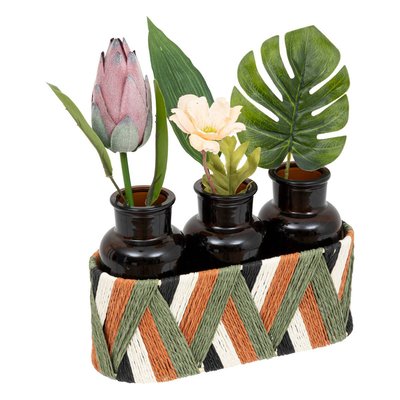 Lot de 3 soliflores KONI ATMOSPHERA