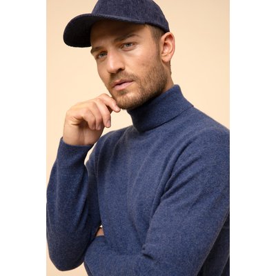Pull Col Roulé Ocean Chiné Connor JUST CASHMERE