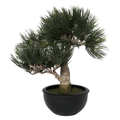 Bonsai Pin artificiel H 33 cm 43 touffes ARTIFICIELLES