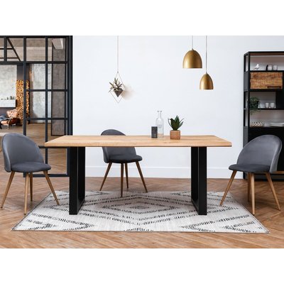 Table à manger 180 cm 12 couverts et plus bois massif, AWANI BOBOCHIC