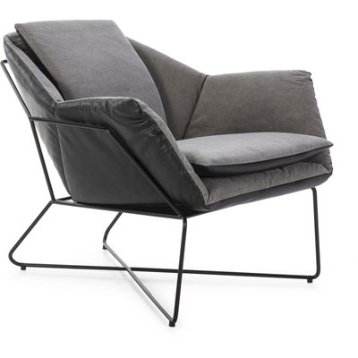 Fauteuil en tissu, design vintage RECOLLECTION