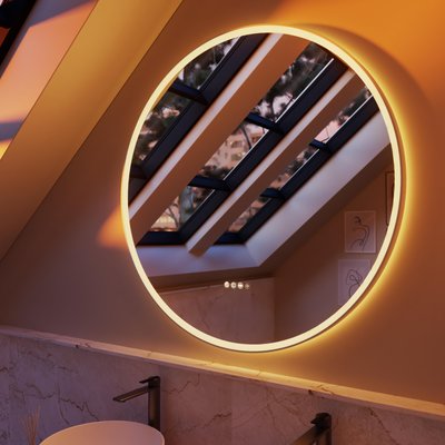 Miroir avec lumières intégrées en verre NEO FRAME SENSEA
