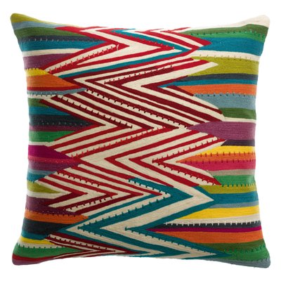 Coussin brodé Zuma VIVARAISE